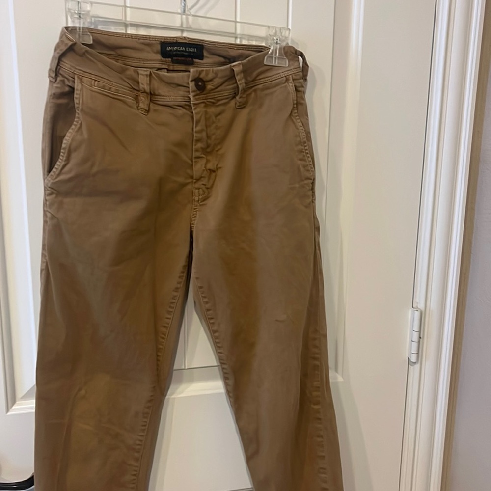 American Eagle tan jeans